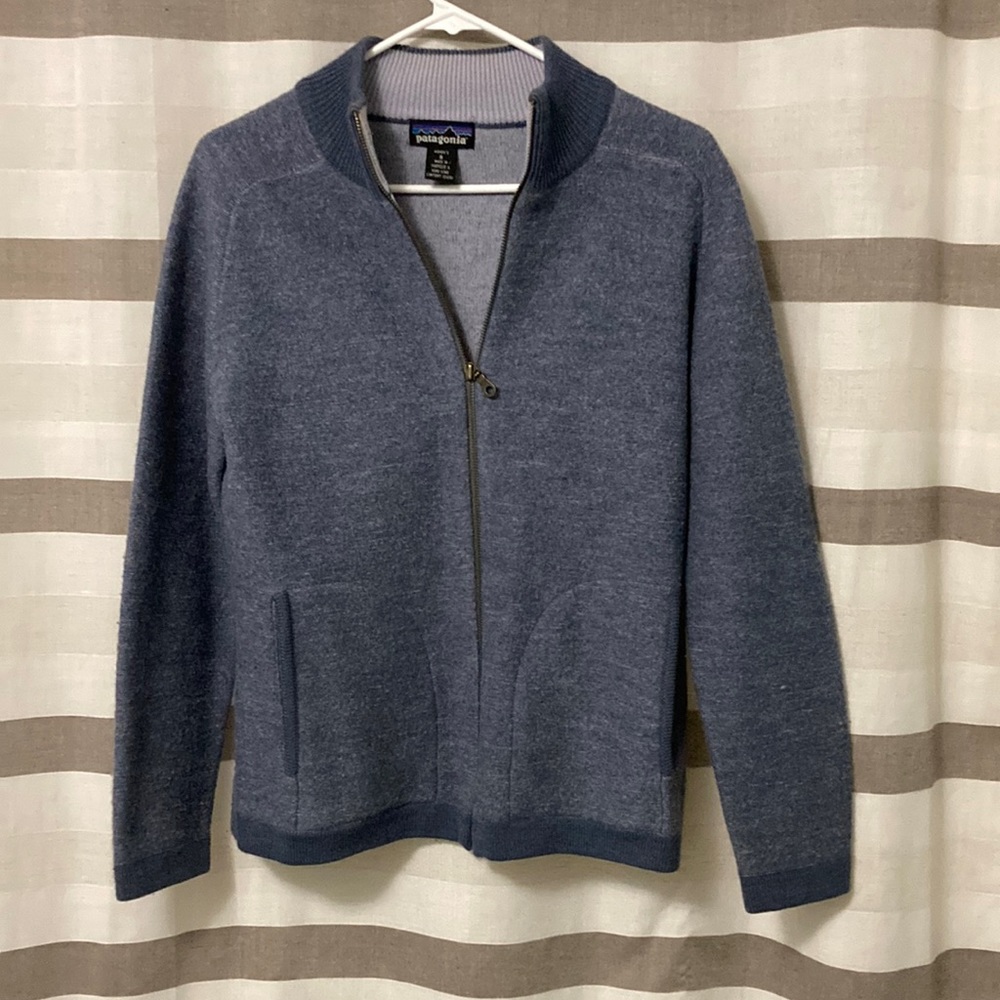Patagonia Wool Bomber zip up jacket